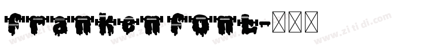 franken font字体转换